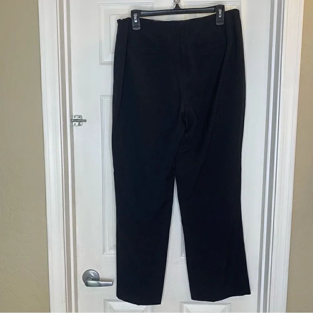 The Collection by Debenhams Black Pants Size 14S Flat Front Straight Leg